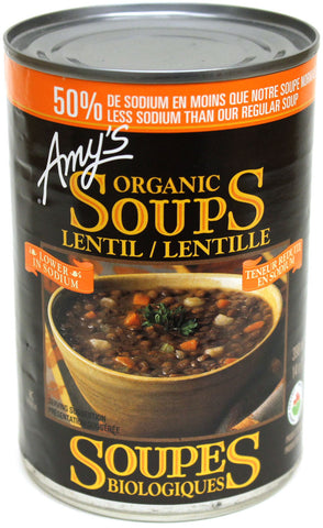 Amy's Organic Soups -Low Sodium Lentil