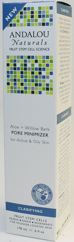 Andalou Naturals Aloe Willow Bark Pore Minimizer for Active and Oily Skin