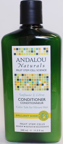 Andalou Naturals Brilliant Shine Conditioner - Sunflower & Citrus